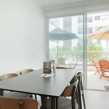 Apartamento Deluxe 2br With Terrace In Morros Cartagena