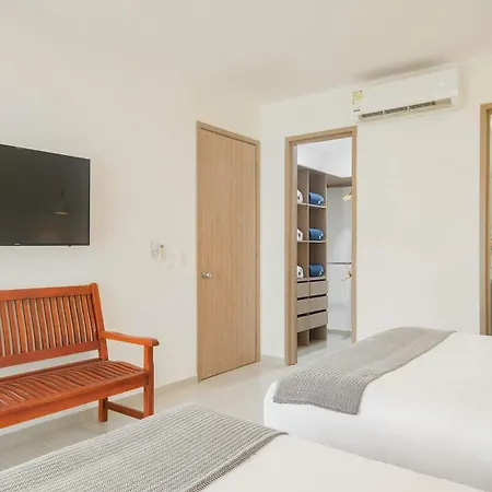 Apartamento Deluxe 2br With Terrace In Morros Cartagena